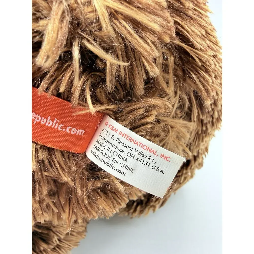 Wild Republic K & M International Brown Grizzle Bear Plush Animal 12